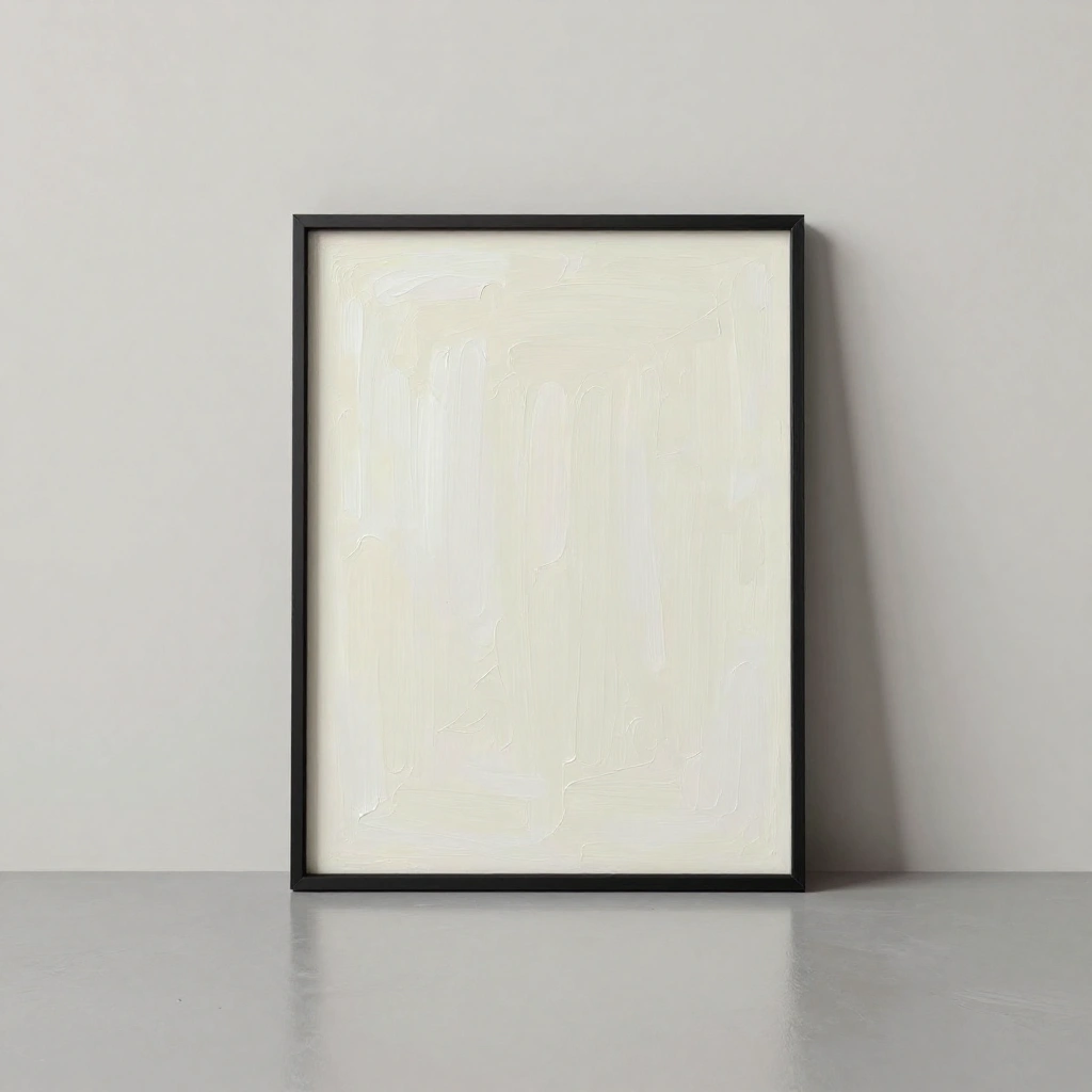 Abstrakt målning med färgglada former